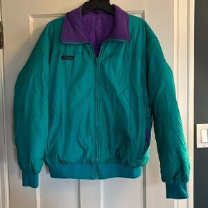 Columbia Sportware Company reversible Down Jacket Vintage
